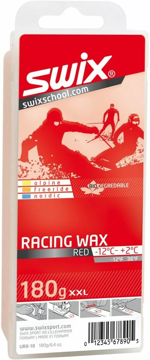Swix UR8 Red Bio Training Wax - 180g In Retail Packaging